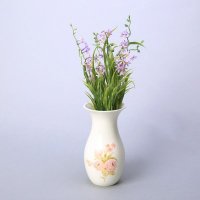 现代简约陶瓷花瓶插花器 白色创意小花朵陶瓷工艺花瓶 家居装饰摆设品 XHD