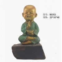 中式简约铜制禅意造型摆件家居装饰摆件人物摆件