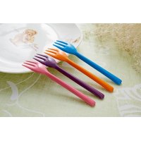 可爱儿童宝宝小叉子 小号勺子叉子套装 小孩叉勺组合耐高温餐具