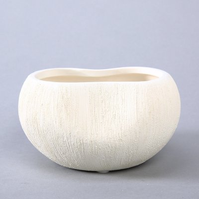 现代简约弧形圆扁花器陶瓷小花瓶摆件白色客厅电视柜插花花器新房家居装饰品cg 710a 装饰瓶批发 万菱购 万菱广场批发商城