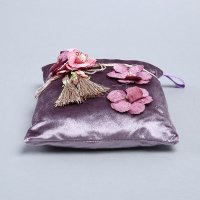 3#竹炭包紫色百合香型蕾丝竹炭香包016