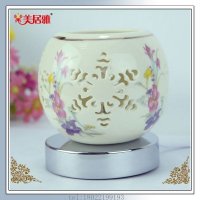 陶瓷香薰灯广东厂家直销工艺香薰灯小夜灯床头灯多功效灯饰