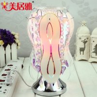 广东古镇美居雅灯饰厂家批发香薰灯玻璃挂片璀璨水晶感应熏香灯精油台灯GZ0484-98