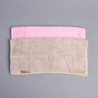 贝贝绒锁边小方巾 KX20209