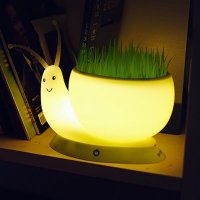 LED蜗牛植物台灯-绿色