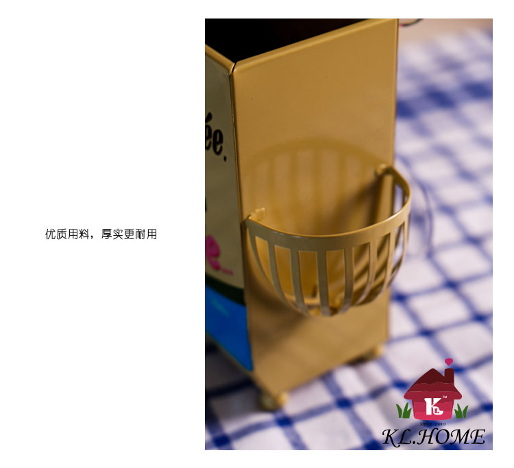 开利多功能创意沥水篓吸盘筷子架台挂两用餐具筒家居餐具笼X7177