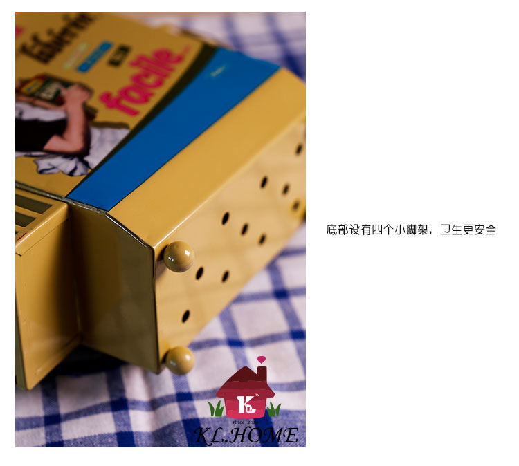 开利多功能创意沥水篓吸盘筷子架台挂两用餐具筒家居餐具笼X7179