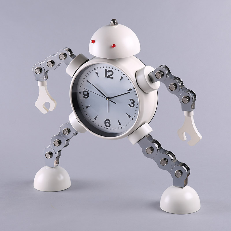 机器人台钟个性创意台钟座钟家居装饰钟表27803