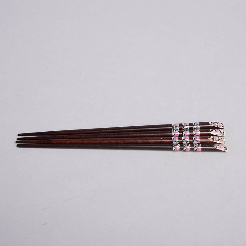指甲筷高档原木筷子2对套装 天然健康 高档礼品 FT134