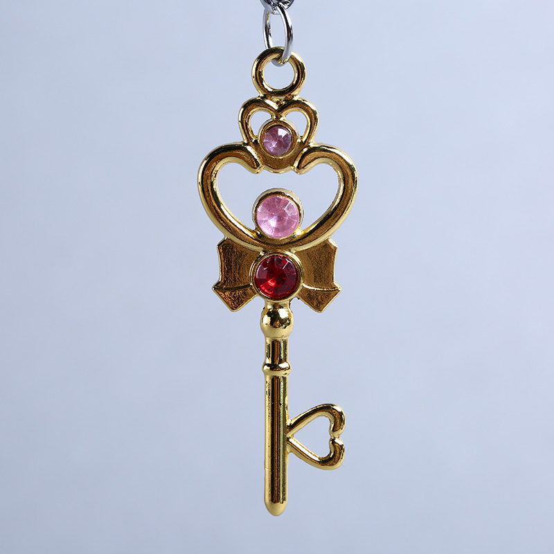 个性钥匙扣 时尚潮人美少女战士动漫主题魔法棒钥匙扣礼物 XY164