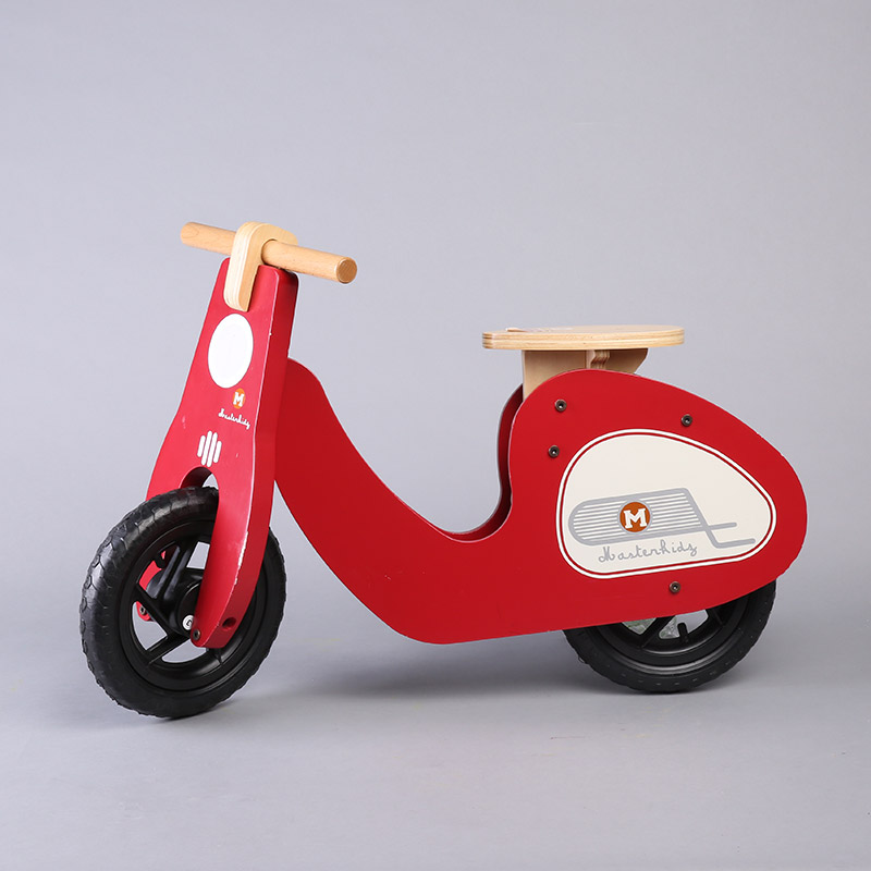 Masterkidz 贝思德绵羊摩托平衡学习车 2岁以上宝宝玩具 榉木材质 红色1