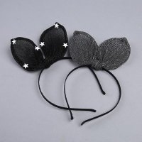 韩版简约兔耳朵时尚创意发箍定制款头饰品细发箍 YHHS07