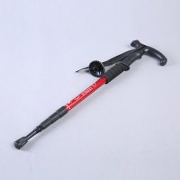 户外系列 登山拐杖T字拐杖红色徒步登山专用手杖户外用品装备 JCJP65