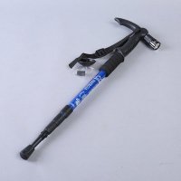 户外系列 登山拐杖蓝色带灯拐杖徒步登山专用手杖户外用品装备 JCJP76