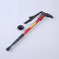 户外系列 登山拐杖T字泡沫拐杖红徒步登山专用手杖户外用品装备 JCJP82