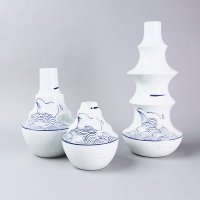 中式高温陶瓷花瓶摆件 高品质装饰瓶摆件 家居装饰工艺品陶瓷装饰瓶摆件YMTC20