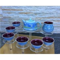 8头青苔（壶）结晶釉茶具套组