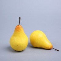 高仿真橡胶黄梨创意水果摆件 摄影商店道具田园厨房橱柜仿真水果 PL-2