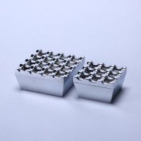 合金烟灰缸十六孔/九孔 时尚个性酒店礼品装饰烟盅实用带盖防风易清洗烟缸 16K/9K