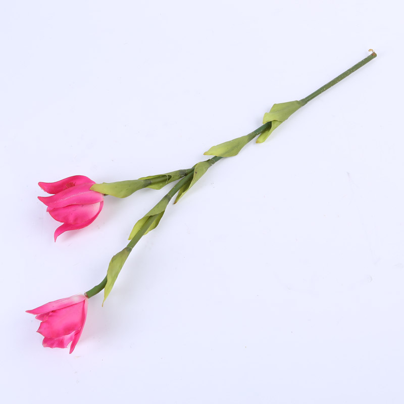 仿真花 红色姜花装饰花 样板房办公室家居客厅茶几摆放装饰花 NF062