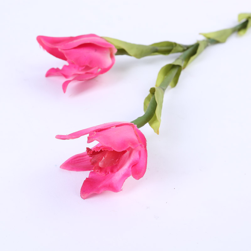 仿真花 红色姜花装饰花 样板房办公室家居客厅茶几摆放装饰花 NF063