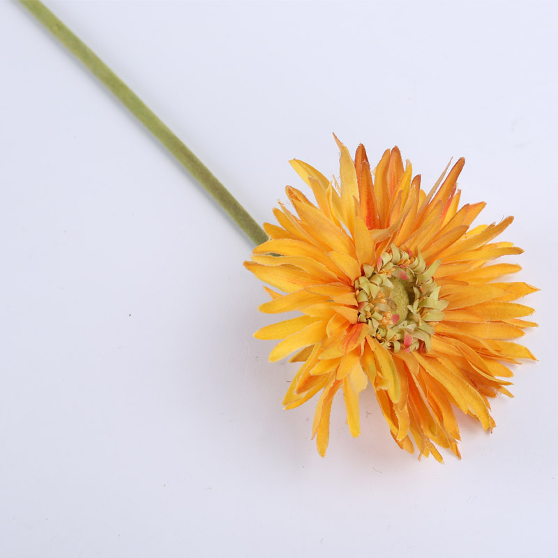 仿真花 黄色非洲菊装饰花 样板房办公室家居客厅茶几摆放装饰花 NF294