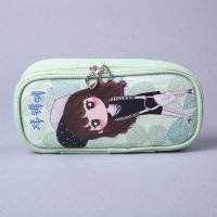 可爱卡通创意个性可爱小女生多功能笔袋文具袋 QX09