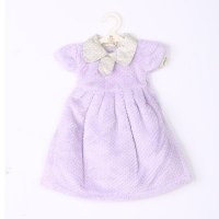 浅紫色可爱公主裙小衣服擦手巾 ZN208