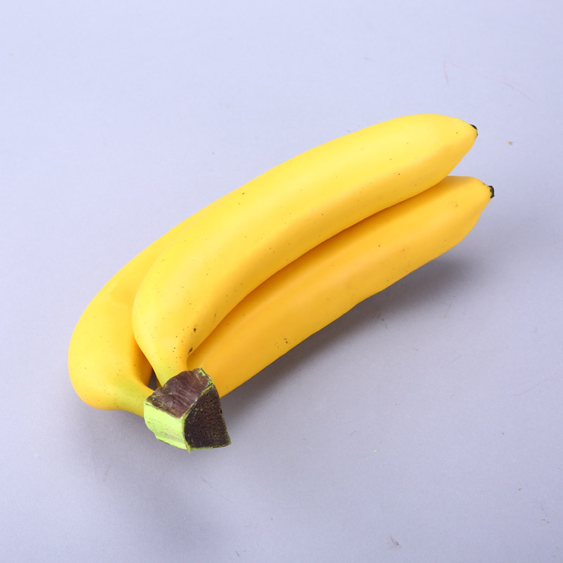香蕉（3个一串）创意仿真摆件 摄影商店道具厨房橱柜仿真果/食品蔬装饰品 HPG413