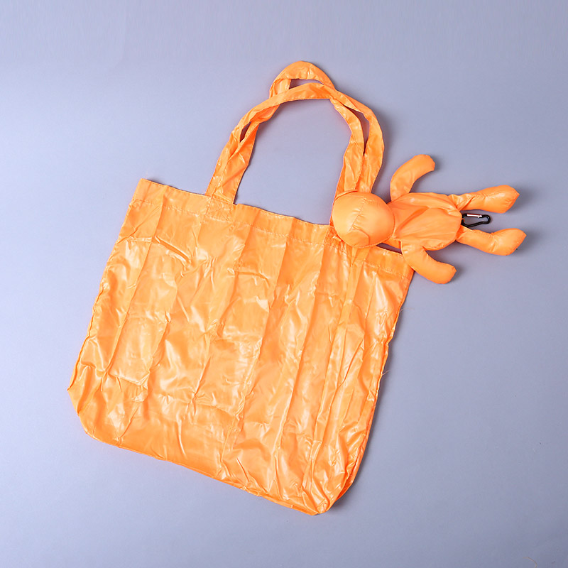 小熊收藏式环保袋 时尚简约便携环保袋可爱公仔包包 GY484
