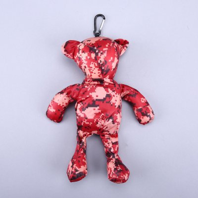 小熊收藏式环保袋 时尚创意花纹便携环保袋可爱公仔包包 GY13