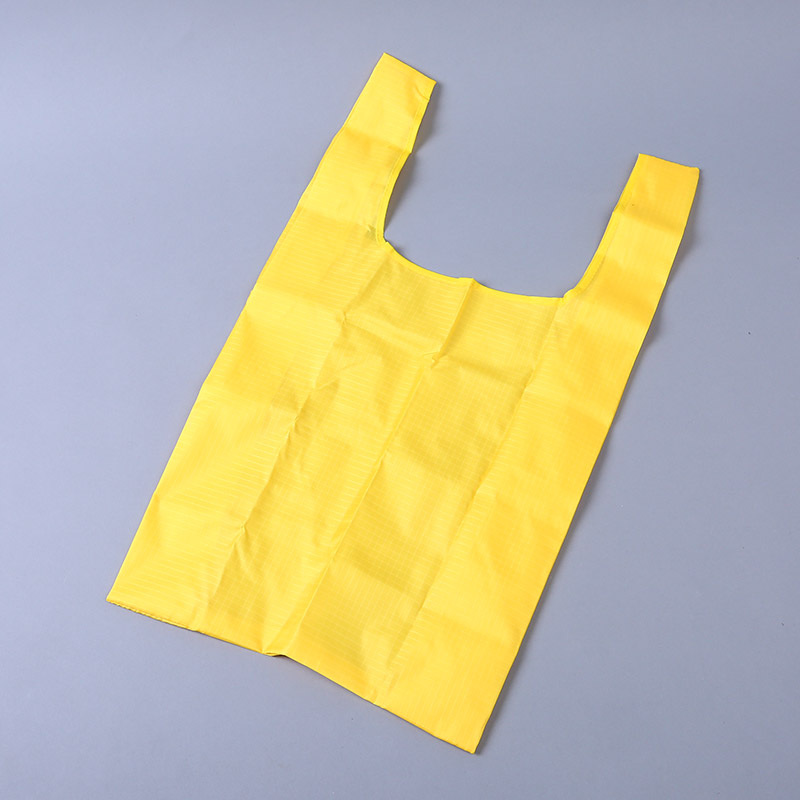 折叠收藏式环保袋 时尚简约纯色便携背心环保袋 GY885