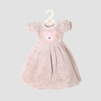 可爱小熊头公主裙小衣服擦手巾 ZN242