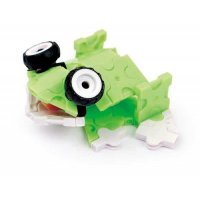 儿童益智神奇3D塑料拼装积木玩具青蛙彩盒装