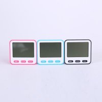 LCD钟温湿度计电子表带抽象图854电子温湿度计 JSD71