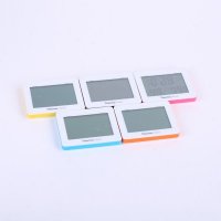 LCD钟温湿度计电子表带抽象图855电子温湿度计 JSD72