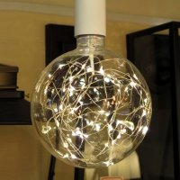 简约创意满天星大灯泡吊灯清光时尚装饰