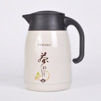正品1L不锈钢高真空咖啡保温壶 保温瓶保温水壶暖壶暖瓶热水瓶 配泡茶器PJ-3114