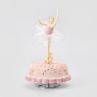 旋转芭蕾女孩跳舞星星音乐盒时尚创意摆件礼品家饰品生日礼物欧式音乐盒（不含木架费）MP-934