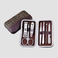 7件不锈钢指甲套装 修剪甲刀指甲钳指甲剪护甲化妆套装