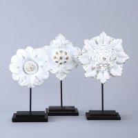 现代时尚创意花摆件三件套 家居样板房茶几软装饰摆设品摆件 SS029