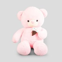 PP棉 粉色雪糕熊