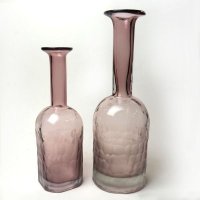 现代简约彩色透明玻璃酒瓶酒具玻璃装饰花瓶玻璃摆设玻璃瓶PK9144-26