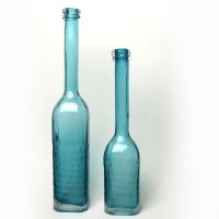 高档玻璃酒瓶花瓶两用瓶 瓶身带刻磨PK9145-40、PK9145-50