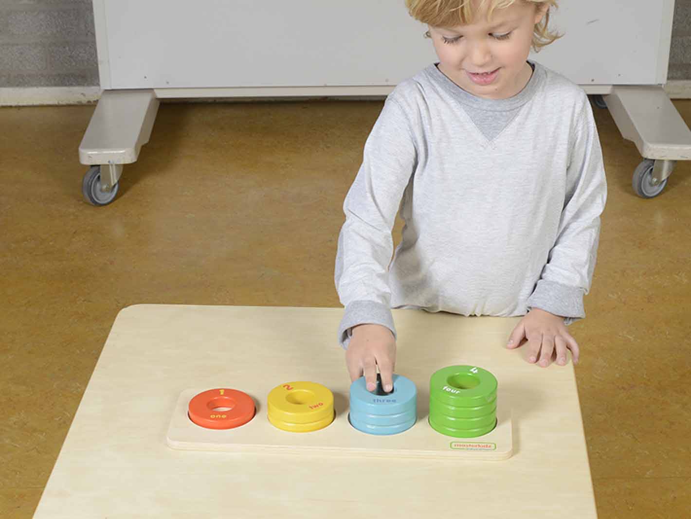 贝思德 木质大小概念学习板 玩具2