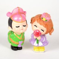 人比花香情侣（韩式）浪漫家居摆件DY9212A