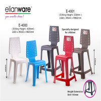 简约家居靠背塑料椅子E-4000