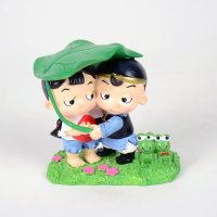 大禹婚房装饰生日情人新婚礼物工艺品/阿二情史树脂摆件DY9435