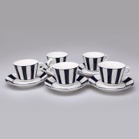 欧式陶瓷咖啡杯套装高档创意10件套陶瓷咖啡杯碟0093