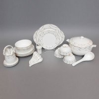 48头金色家园高端唐山骨瓷餐具套装碗套装陶瓷碗盘碟礼盒装厨房餐厅实用餐具10001434